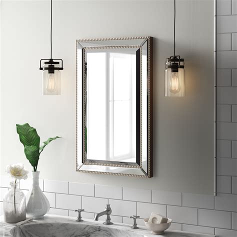 wayfair medicine cabinet sliding mirror